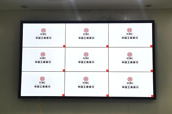 案例分享：近期的中國工商銀行營業(yè)廳、展廳拼接屏安裝工程